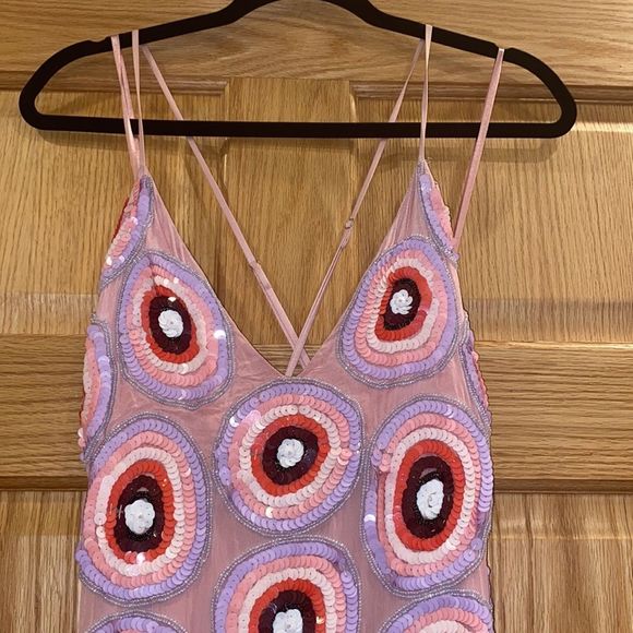 House of Holland Embellished georgette midi dress - Picture 15 of 17